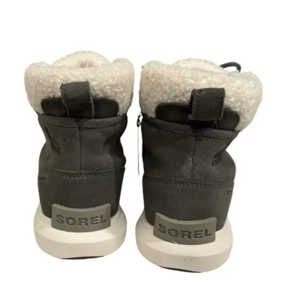Sorel Quarry Sea Salt Women's Waterproof Insulated Winter Boots Grey Size 6